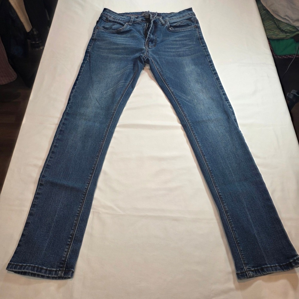 mens blue jeans denim pd&c 29x30 slim fit